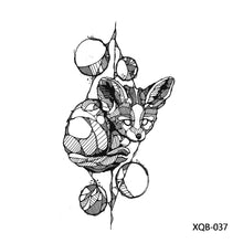 Load image into Gallery viewer, Small Full Arm Totem Tattoo Sticker Symbol Animal Skull Text Color Tattoo Sticker Men Fashion Women Totem Tattoo Stickers

