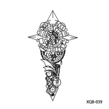 Load image into Gallery viewer, Small Full Arm Totem Tattoo Sticker Symbol Animal Skull Text Color Tattoo Sticker Men Fashion Women Totem Tattoo Stickers
