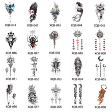 Load image into Gallery viewer, Small Full Symbol Arm Totem Tattoo Sticker Animal Skull Colorful Tattoo Sticker Men Fashion Women Totem Tattoo Stickers
