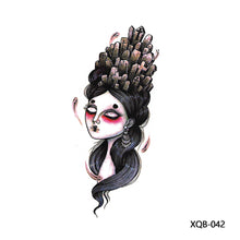 Load image into Gallery viewer, Small Full Symbol Arm Totem Tattoo Sticker Animal Skull Colorful Tattoo Sticker Men Fashion Women Totem Tattoo Stickers
