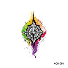 Load image into Gallery viewer, Small Full Symbol Arm Totem Tattoo Sticker Animal Skull Colorful Tattoo Sticker Men Fashion Women Totem Tattoo Stickers
