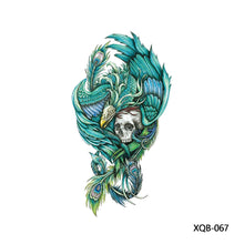 Load image into Gallery viewer, Small Full Symbol Arm Totem Tattoo Sticker Animal Skull Colorful Tattoo Sticker Men Fashion Women Totem Tattoo Stickers
