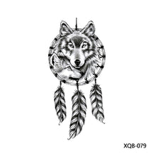 Load image into Gallery viewer, Small Full Symbol Arm Totem Tattoo Sticker Animal Skull Colorful Tattoo Sticker Men Fashion Women Totem Tattoo Stickers
