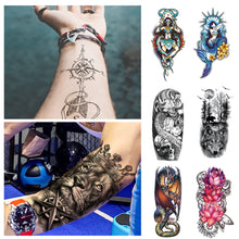 Load image into Gallery viewer, Animal Small Full Symbol Arm Totem Tattoo Sticker Skull Colorful Tattoo Sticker Men Creative Women Totem Tattoo Stickers
