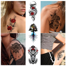 Load image into Gallery viewer, Animal Small Full Symbol Arm Totem Tattoo Sticker Skull Colorful Tattoo Sticker Men Creative Women Totem Tattoo Stickers
