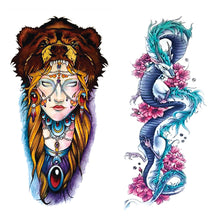 Load image into Gallery viewer, Animal Small Full Symbol Arm Totem Tattoo Sticker Skull Colorful Tattoo Sticker Men Creative Women Totem Tattoo Stickers
