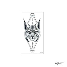 Load image into Gallery viewer, Animal Rose Small Full Arm Totem Tattoo Sticker Skull Colorful Tattoo Sticker Lotus Men Creative Women Totem Tattoo Stickers
