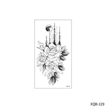 Load image into Gallery viewer, Animal Rose Small Full Arm Totem Tattoo Sticker Skull Colorful Tattoo Sticker Lotus Men Creative Women Totem Tattoo Stickers
