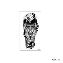 Load image into Gallery viewer, Animal Rose Small Full Arm Totem Tattoo Sticker Skull Colorful Tattoo Sticker Lotus Men Creative Women Totem Tattoo Stickers
