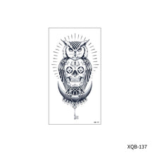 Load image into Gallery viewer, Animal Rose Small Full Arm Totem Tattoo Sticker Skull Colorful Tattoo Sticker Lotus Men Creative Women Totem Tattoo Stickers

