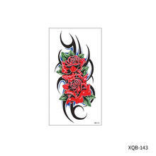 Load image into Gallery viewer, Animal Rose Small Full Arm Totem Tattoo Sticker Skull Colorful Tattoo Sticker Lotus Men Creative Women Totem Tattoo Stickers
