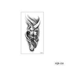 Load image into Gallery viewer, Animal Rose Small Full Arm Totem Tattoo Sticker Skull Colorful Tattoo Sticker Lotus Men Creative Women Totem Tattoo Stickers
