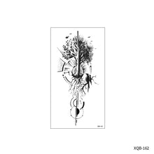 Load image into Gallery viewer, Flower Small Full Arm Totem Tattoo Sticker Animal Skull Colorful Tattoo Sticker Lotus Men Creative Women Totem Tattoo Stickers
