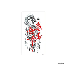 Load image into Gallery viewer, Flower Small Full Arm Totem Tattoo Sticker Animal Skull Colorful Tattoo Sticker Lotus Men Creative Women Totem Tattoo Stickers
