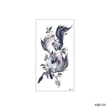 Load image into Gallery viewer, Flower Small Full Arm Totem Tattoo Sticker Animal Skull Colorful Tattoo Sticker Lotus Men Creative Women Totem Tattoo Stickers
