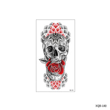 Load image into Gallery viewer, Flower Small Full Arm Totem Tattoo Sticker Animal Skull Colorful Tattoo Sticker Lotus Men Creative Women Totem Tattoo Stickers

