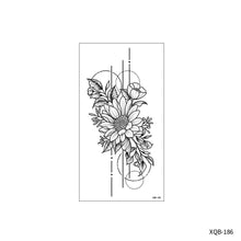 Load image into Gallery viewer, Flower Small Full Arm Totem Tattoo Sticker Animal Skull Colorful Tattoo Sticker Lotus Men Creative Women Totem Tattoo Stickers
