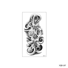 Load image into Gallery viewer, Flower Small Full Arm Totem Tattoo Sticker Animal Skull Colorful Tattoo Sticker Lotus Men Creative Women Totem Tattoo Stickers
