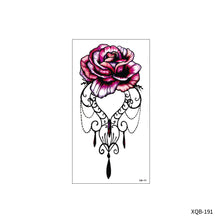Load image into Gallery viewer, Flower Small Full Arm Totem Tattoo Sticker Animal Skull Colorful Tattoo Sticker Lotus Men Creative Women Totem Tattoo Stickers
