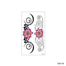 Load image into Gallery viewer, Flower Small Full Arm Totem Tattoo Sticker Animal Skull Colorful Tattoo Sticker Lotus Men Creative Women Totem Tattoo Stickers
