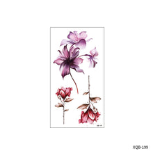 Load image into Gallery viewer, Flower Small Full Arm Totem Tattoo Sticker Animal Skull Colorful Tattoo Sticker Lotus Men Creative Women Totem Tattoo Stickers
