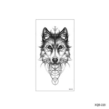 Load image into Gallery viewer, Flower Small Full Arm Totem Tattoo Sticker English Alphabet Flowers Tattoo Sticker Lotus Men Creative Women Totem Tattoo Stickers
