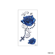 Load image into Gallery viewer, Flower Small Full Arm Totem Tattoo Sticker English Alphabet Flowers Tattoo Sticker Lotus Men Creative Women Totem Tattoo Stickers
