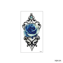 Load image into Gallery viewer, Flower Small Full Arm Totem Tattoo Sticker English Alphabet Flowers Tattoo Sticker Lotus Men Creative Women Totem Tattoo Stickers
