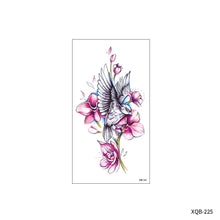 Load image into Gallery viewer, Flower Small Full Arm Totem Tattoo Sticker English Alphabet Flowers Tattoo Sticker Lotus Men Creative Women Totem Tattoo Stickers
