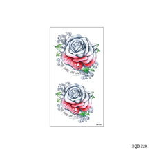 Load image into Gallery viewer, Flower Small Full Arm Totem Tattoo Sticker English Alphabet Flowers Tattoo Sticker Lotus Men Creative Women Totem Tattoo Stickers
