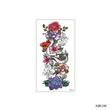 Load image into Gallery viewer, Flower Small Full Arm Totem Tattoo Sticker English Alphabet Flowers Tattoo Sticker Lotus Men Creative Women Totem Tattoo Stickers
