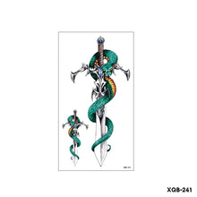 Load image into Gallery viewer, Flower Small Full Arm Totem Tattoo Sticker Animal Skull Colorful Tattoo Sticker Lotus Men Creative Women Totem Tattoo Stickers

