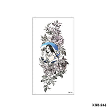 Load image into Gallery viewer, Flower Small Full Arm Totem Tattoo Sticker Animal Skull Colorful Tattoo Sticker Lotus Men Creative Women Totem Tattoo Stickers
