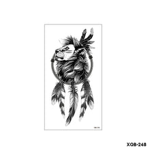 Load image into Gallery viewer, Flower Small Full Arm Totem Tattoo Sticker Animal Skull Colorful Tattoo Sticker Lotus Men Creative Women Totem Tattoo Stickers
