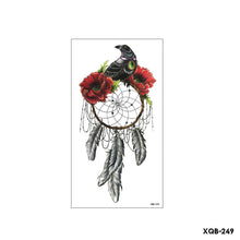 Load image into Gallery viewer, Flower Small Full Arm Totem Tattoo Sticker Animal Skull Colorful Tattoo Sticker Lotus Men Creative Women Totem Tattoo Stickers

