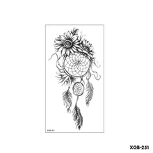 Load image into Gallery viewer, Flower Small Full Arm Totem Tattoo Sticker Animal Skull Colorful Tattoo Sticker Lotus Men Creative Women Totem Tattoo Stickers
