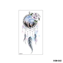 Load image into Gallery viewer, Flower Small Full Arm Totem Tattoo Sticker Animal Skull Colorful Tattoo Sticker Lotus Men Creative Women Totem Tattoo Stickers
