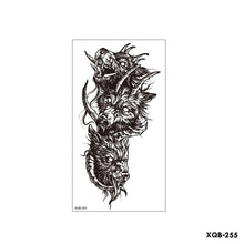 Load image into Gallery viewer, Flower Small Full Arm Totem Tattoo Sticker Animal Skull Colorful Tattoo Sticker Lotus Men Creative Women Totem Tattoo Stickers
