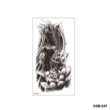 Load image into Gallery viewer, Flower Small Full Arm Totem Tattoo Sticker Animal Skull Colorful Tattoo Sticker Lotus Men Creative Women Totem Tattoo Stickers
