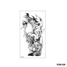 Load image into Gallery viewer, Flower Small Full Arm Totem Tattoo Sticker Animal Skull Colorful Tattoo Sticker Lotus Men Creative Women Totem Tattoo Stickers
