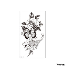 Load image into Gallery viewer, Flower Small Full Arm Totem Tattoo Sticker Animal Skull Colorful Tattoo Sticker Lotus Men Creative Women Totem Tattoo Stickers
