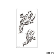 Load image into Gallery viewer, Flower Small Full Arm Totem Tattoo Sticker Animal Skull Colorful Tattoo Sticker Lotus Men Creative Women Totem Tattoo Stickers
