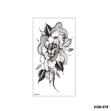 Load image into Gallery viewer, Flower Small Full Arm Totem Tattoo Sticker Animal Skull Colorful Tattoo Sticker Lotus Men Creative Women Totem Tattoo Stickers
