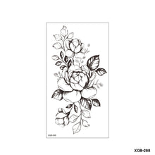 Load image into Gallery viewer, Flower Small Full Arm Totem Tattoo Sticker Fashion Lily Flowers Tattoo Sticker Clock Men Creative Women Totem Tattoo Stickers
