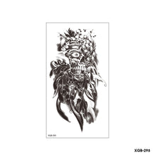 Load image into Gallery viewer, Flower Small Full Arm Totem Tattoo Sticker Fashion Lily Flowers Tattoo Sticker Clock Men Creative Women Totem Tattoo Stickers
