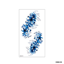 Load image into Gallery viewer, Flower Small Full Arm Totem Tattoo Sticker Fashion Lily Flowers Tattoo Sticker Clock Men Creative Women Totem Tattoo Stickers
