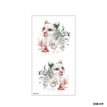 Load image into Gallery viewer, Flower Small Full Arm Totem Tattoo Sticker Fashion Lily Flowers Tattoo Sticker Clock Men Creative Women Totem Tattoo Stickers
