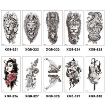 Load image into Gallery viewer, Creative Small Full Arm Totem Tattoo Sticker Fashion Lily Flowers Body Tattoo Sticker Animal Men Women Totem Tattoo Stickers
