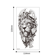 Load image into Gallery viewer, Creative Small Full Arm Totem Tattoo Sticker Fashion Lily Flowers Body Tattoo Sticker Animal Men Women Totem Tattoo Stickers
