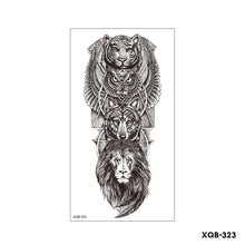 Load image into Gallery viewer, Creative Small Full Arm Totem Tattoo Sticker Fashion Lily Flowers Body Tattoo Sticker Animal Men Women Totem Tattoo Stickers
